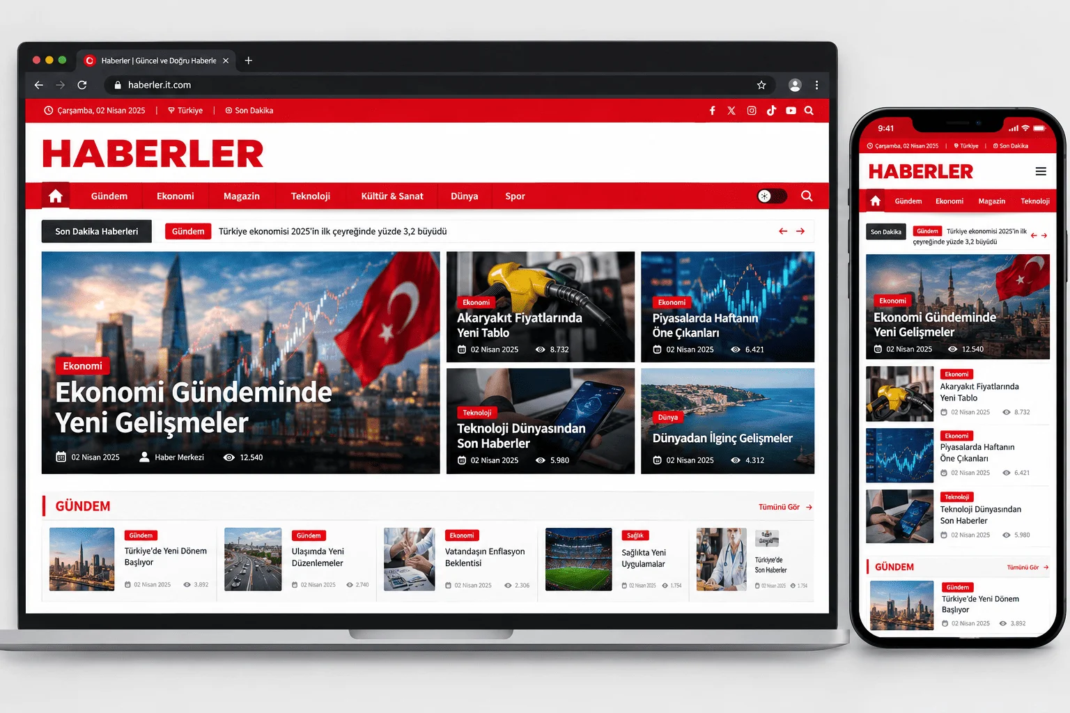 Haber & Magazin Yazılımı